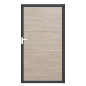 Groja BasicLine Steckzaun schmal Universal Tor 100x180cm Sheffield Oak DB703 Groja BasicLine Steckzaun schmal Universal Tor 100x180cm Sheffield Oak DB703