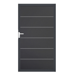 Groja BasicLine Steckzaun Premium Universal Tor 100x180cm anthrazitgrau DB703 Groja BasicLine Steckzaun Premium Universal Tor 100x180cm anthrazitgrau DB703