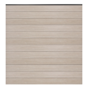 GroJa BasicLine Steckzaun-Set schmal Sheffield Oak DB703 180x180cm