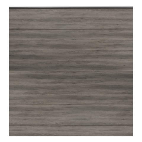 GroJa BasicLine Steckzaun-Set schmal Monument Oak DB 703 180x180cm