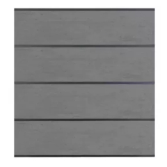 Betongrau-Abschlussprofil Anthrazit