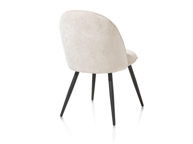 Habufa Aron Stuhl Flachgewebe Vulcano, Creme