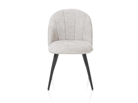 Habufa Aron Stuhl Flachgewebe Vulcano, Kiesel