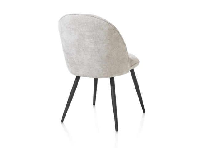 Habufa Aron Stuhl Flachgewebe Vulcano, Kiesel