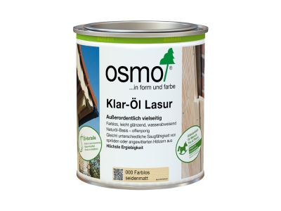 Osmo Klar-&Ouml;l Lasur farblos, 0,75l