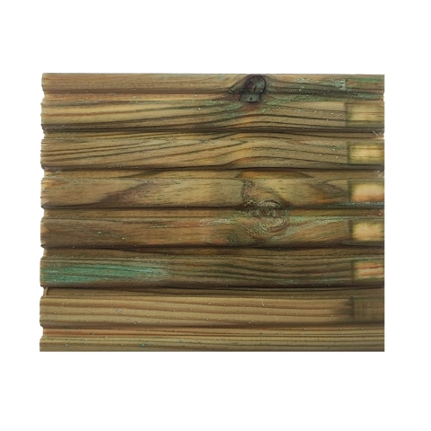 Terrassendiele Kiefer KDI gr�n 27x145mm grob-fein profiliert