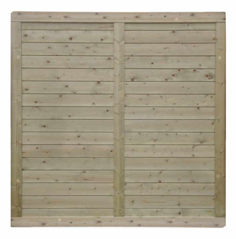 Massivzaun Toskana 180x180cm geschlossen Fichte kdi gr�n