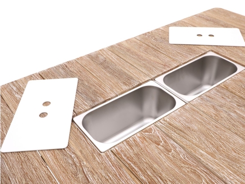 Apple Bee Milou Bartisch 150x78cm, Wei�