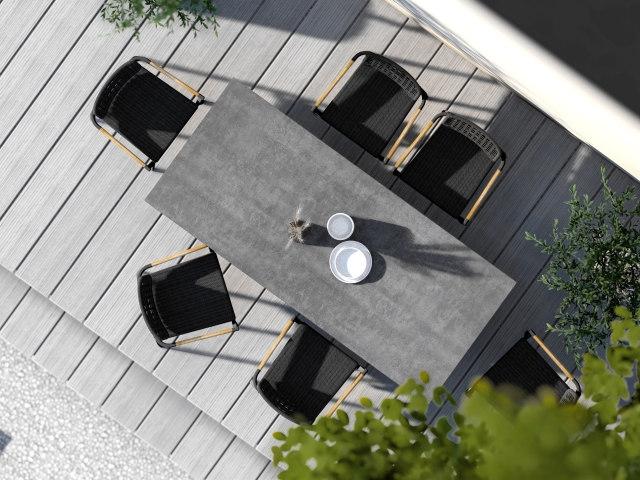 Zebra Yobex-Ajax Gartenm�bel-Set Tisch 230 x 100cm