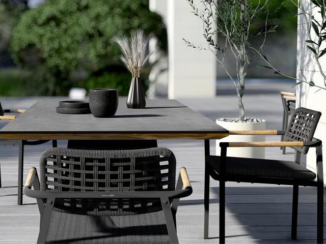 Zebra Yobex-Ajax Gartenm�bel-Set Tisch 230 x 100cm