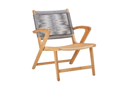 Best Agadir Loungesessel aus Teak, Bespannung aus Rope