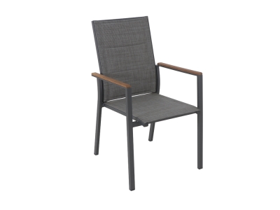 Royal Garden Opera Stapelstuhl mit Teak Armlehnen