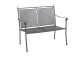 Royal Garden Excelsior 2-Sitzer Bank Eisengrau
