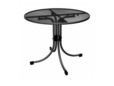 MWH Universal Tisch Eisengrau rund 90cm