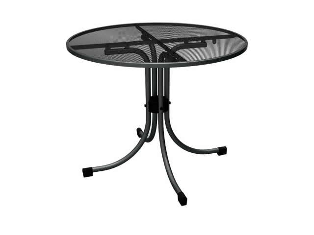 MWH Universal Tisch Eisengrau rund 90cm