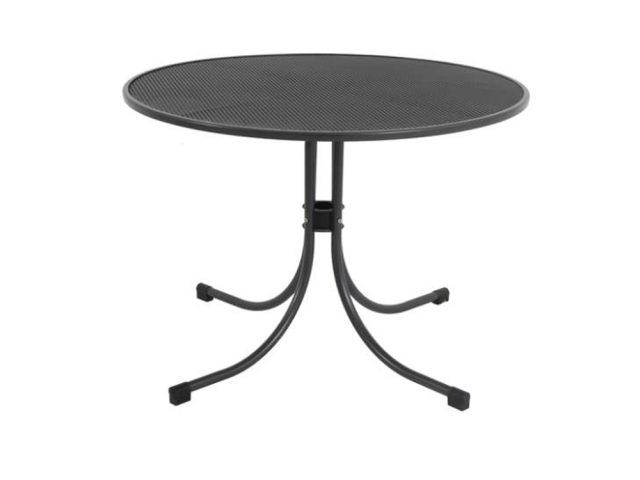 MWH Universal Tisch Eisengrau rund 105cm