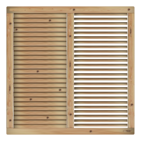 Jalousiezaun Limone L�rche-Douglasie 180x180cm