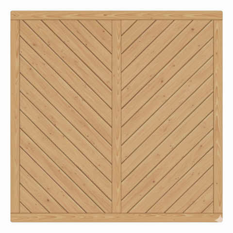 Sichtschutzzaun Lugano L�rche-Douglasie 180x180cm