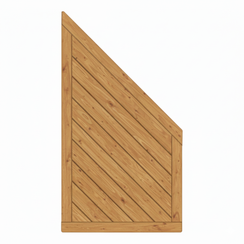 Sichtschutzzaun Lugano L�rche-Douglasie 90x180-90cm