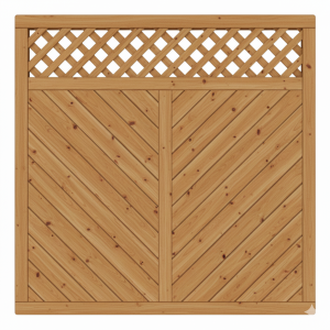 Sichtschutzzaun Lugano Lärche-Douglasie 180x180cm mit Rankgitter Sichtschutzzaun Lugano Lärche-Douglasie 180x180cm mit Rankgitter