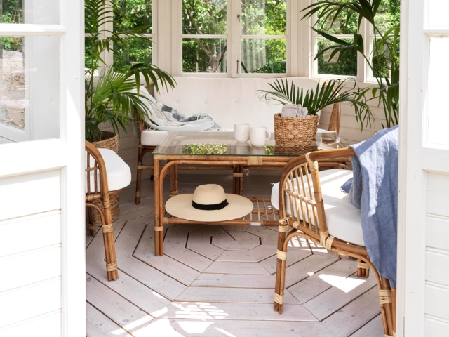 Brafab Astrakan Gartenm�bel Set, 4-teilgig aus Naturrattan