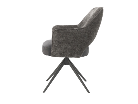 Habufa Brad Armlehnstuhl drehbar, Calabria Anthrazit