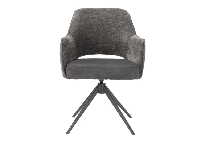 Habufa Brad Armlehnstuhl drehbar, Calabria Anthrazit