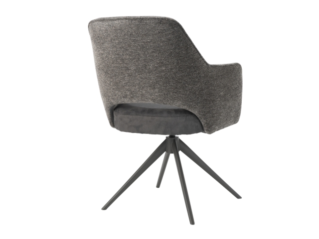 Habufa Brad Armlehnstuhl drehbar, Calabria Anthrazit