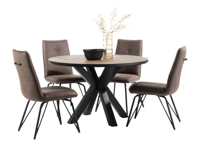 Habufa Bella Stuhl Mircofaser Rocky, Lava