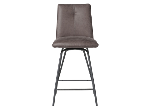 Habufa Bella Barstuhl Microfaser Rocky, Lava