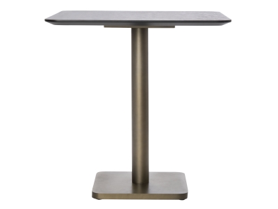 COCO Maison Brest Bistrotisch Stone Anthrazit Gold 75x75cm COCO Maison Brest Bistrotisch Stone Anthrazit Gold 75x75cm