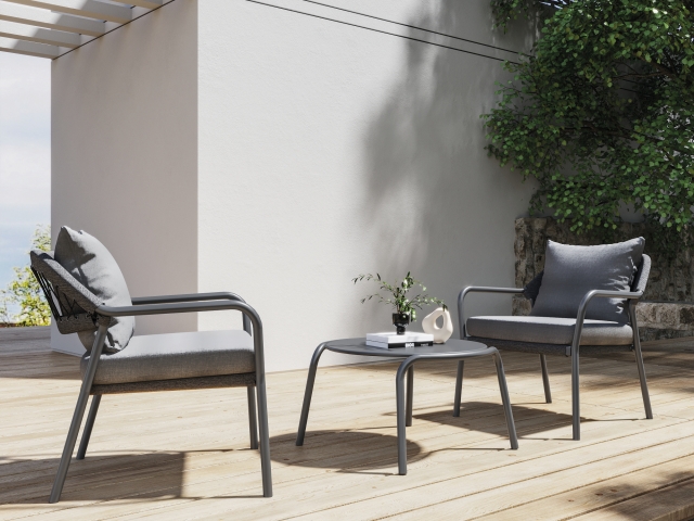 MWH Anderno 3-tlg. Kaffee Set inkl. Polster