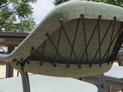 MWH Anderno Stapelstuhl Gr�n