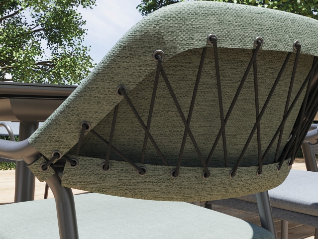 MWH Anderno Stapelstuhl Gr�n