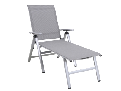 MWH Widoo Liege Silber, klappbar, verstellbar MWH Widoo Liege Silber, klappbar, verstellbar