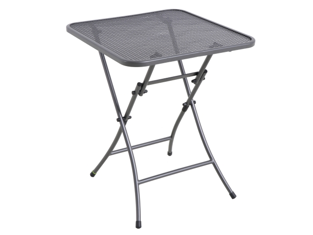 MWH Cafe Latte Tisch Iron Grey 60x60cm, klappbar