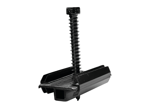 Elephant Top Befestigungsclips Universell RVS schwarz, 100 St�ck