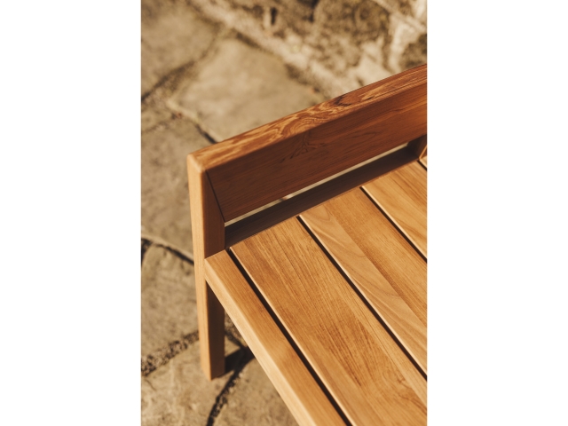 Niehoff Ann Armlehnbank 200cm Teak ge�lt, mit Armlehnen!