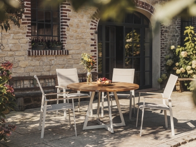 Niehoff Lissabon-Milan Gartenm&ouml;bel-Set, 5-teilig