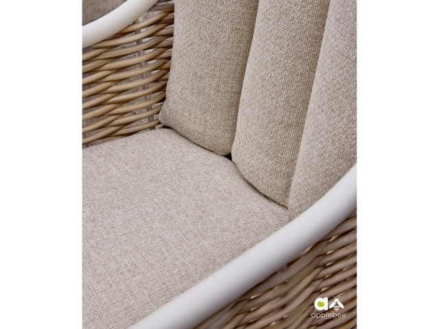 Apple Bee Milou Armlehnstuhl Oyster