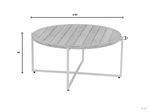 Apple Bee Condor Lounge-Set 5 Oyster Cotton Flower