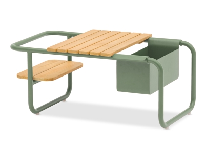 Zebra Somerset Kaffeetisch 83,5x46cm Aluminium sage