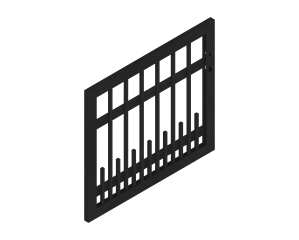 Osmo Alu Fence Square Tor links