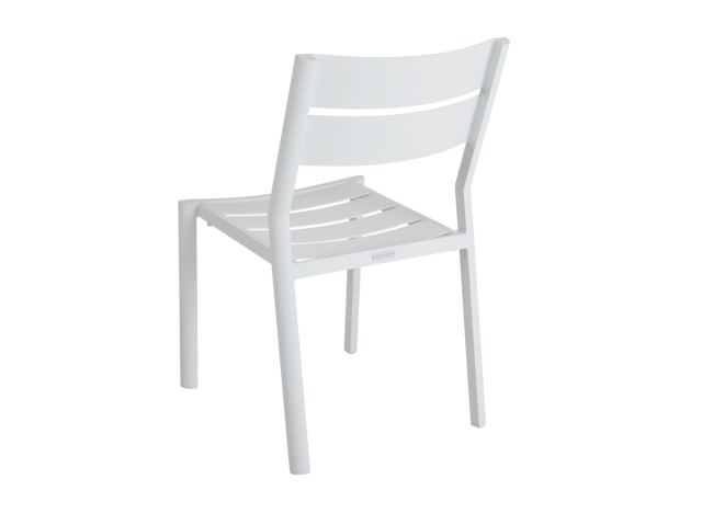 Brafab Delia Diningstuhl, Aluminium Wei�, stapelbar