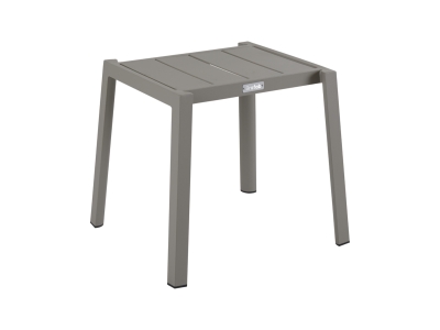 Brafab Delia Beistelltisch 45x40x39cm, Aluminium Khaki, stapelbar