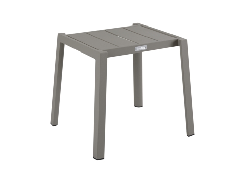 Brafab Delia Beistelltisch 45x40x39cm, Aluminium Khaki, stapelbar