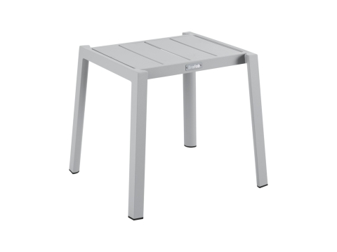 Brafab Delia Beistelltisch 45x40x39cm, Aluminium Hellgrau