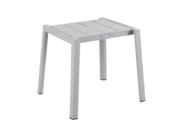 Brafab Delia Beistelltisch 45x40x39cm, Aluminium Hellgrau