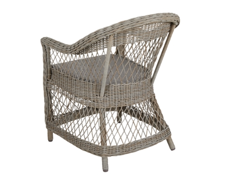 Brafab Kamomill Dininsessel, Geflecht beige, inkl. Sitzkissen