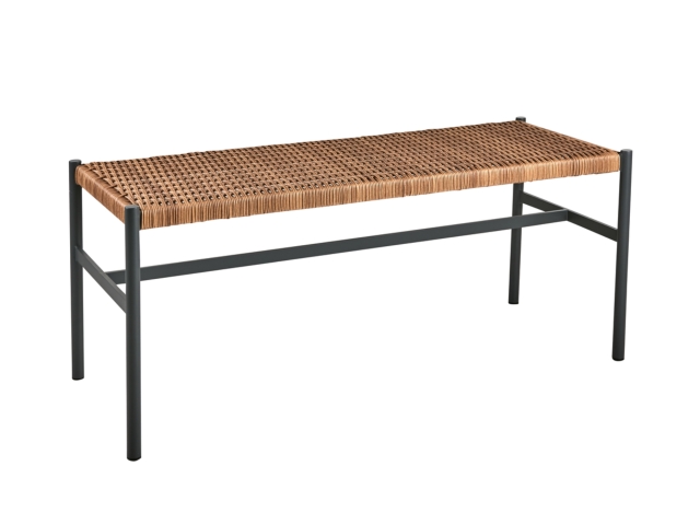 Brafab DK Bank, Anthrazit Matt 106x40cm